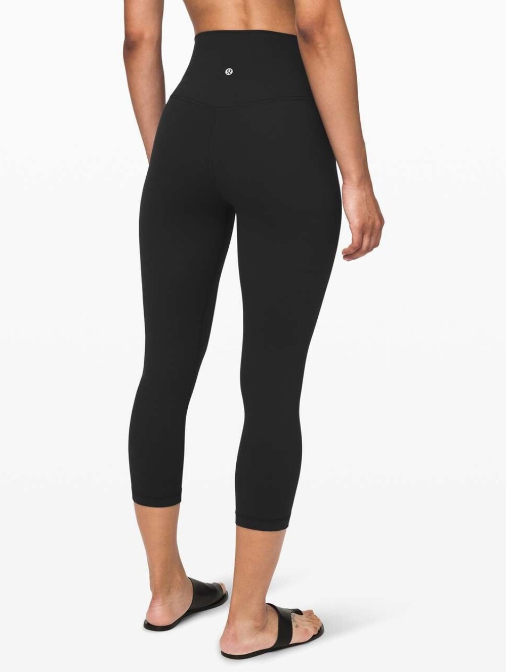 Lululemon Align Crop *21" Black Size 10 GUC